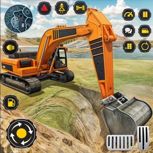 Heavy Excavator Simulator PRO (Хеви Экскавейтор Симулятор ПРО)  [МОД Меню] Screenshot 5