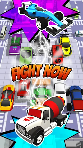 Superhero Car Merge Battle  [МОД Бесконечные деньги] Screenshot 5