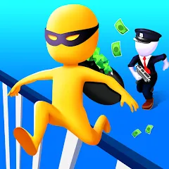 Взлом Thief Run Race 3D: Fun Race  [МОД Unlimited Money] - полная версия apk на Андроид