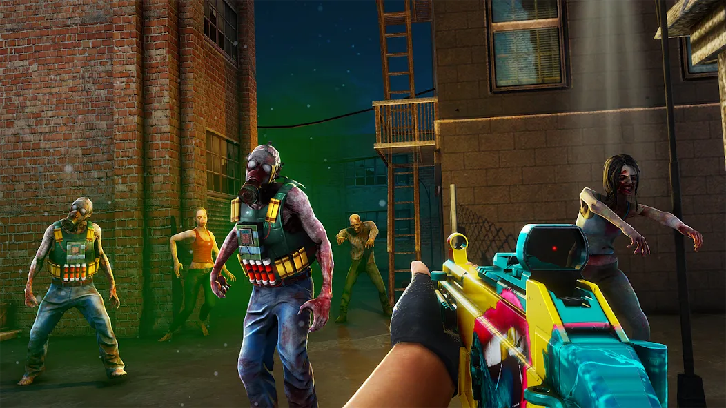 Zombination - FPS Zombie Games (Зомбинация)  [МОД Много монет] Screenshot 2