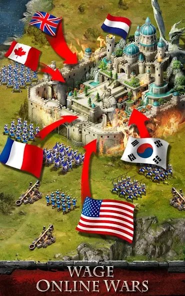 Empire War: Age of hero (Эмпайр Вар)  [МОД Много денег] Screenshot 4