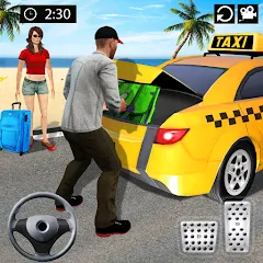 Скачать взлом Taxi Simulator 3d Taxi Sim  [МОД Много монет] - стабильная версия apk на Андроид