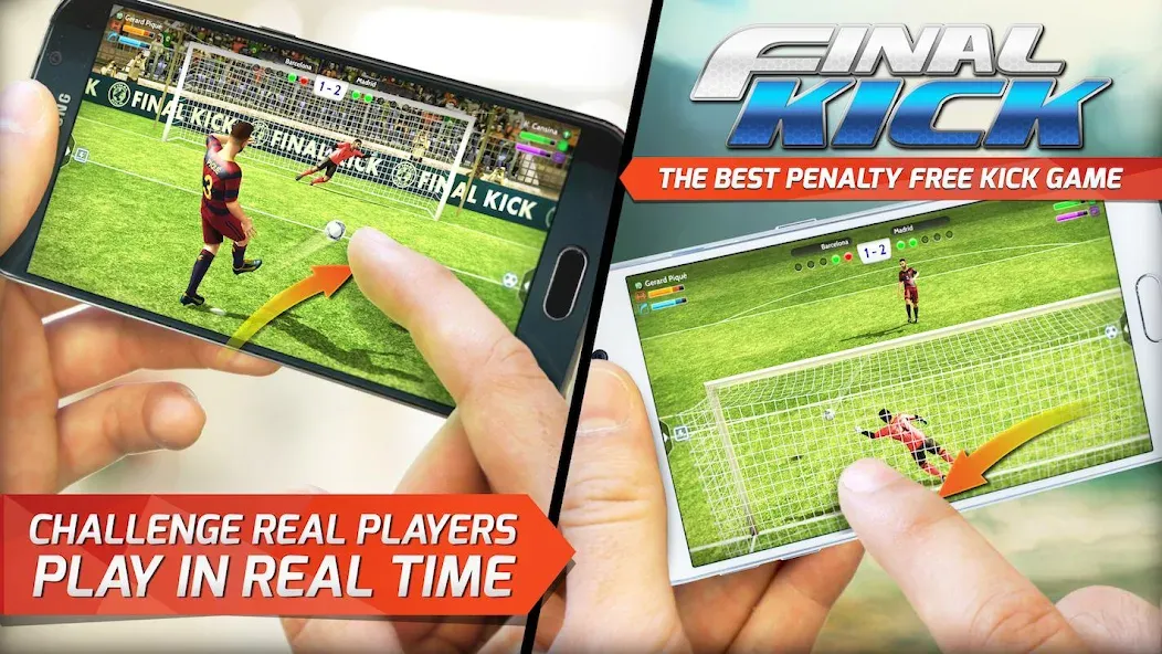 Final Kick: Online Soccer (Финаль кик)  [МОД Много монет] Screenshot 3