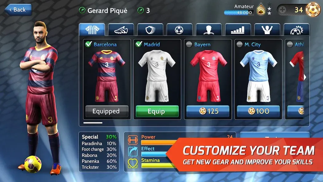 Final Kick: Online Soccer (Финаль кик)  [МОД Много монет] Screenshot 5