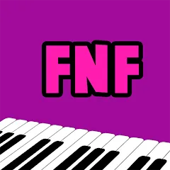 Скачать взломанную FNF Piano (ФНФ Пиано)  [МОД Все открыто] - полная версия apk на Андроид