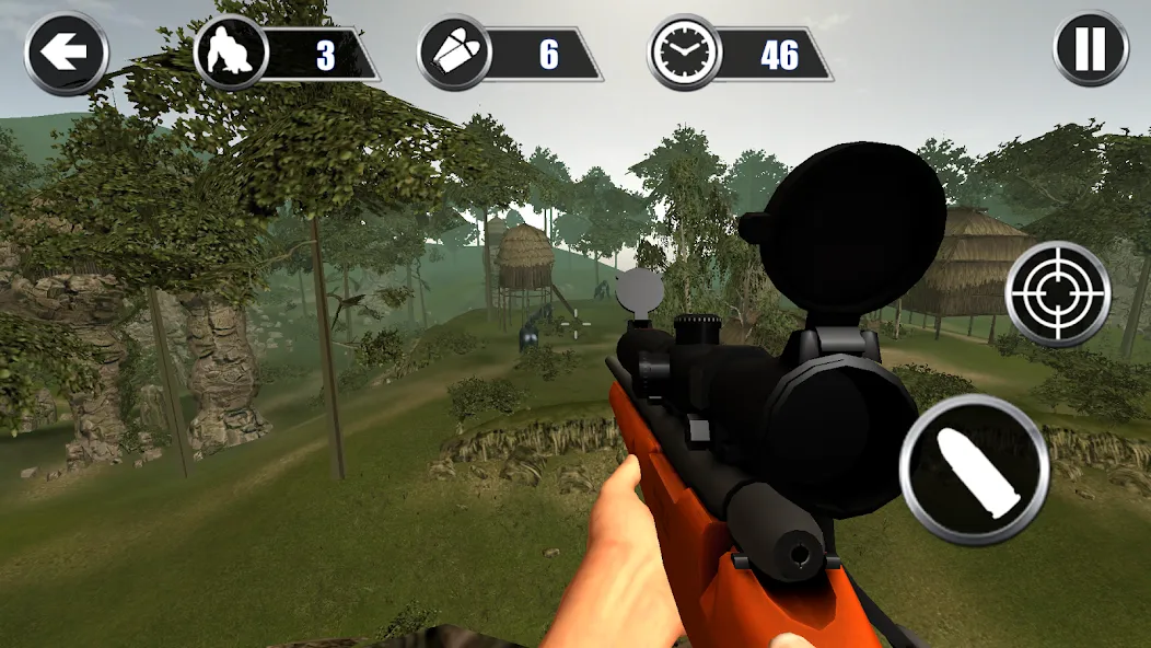 Gorilla Hunter: Hunting games (Горилла Хантер)  [МОД Mega Pack] Screenshot 3