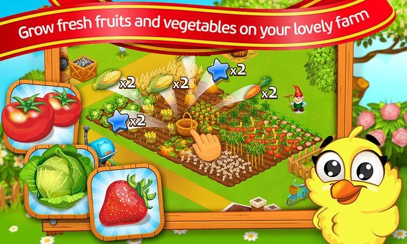 Farm Town: Cartoon Story  [МОД Unlocked] Screenshot 5