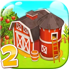 Скачать взломанную Farm Town: Cartoon Story  [МОД Unlocked] - стабильная версия apk на Андроид