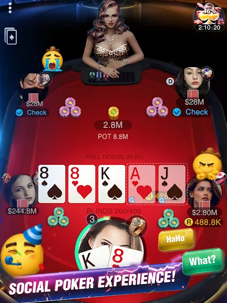 Holdem or Foldem - Texas Poker (Холдем или Фолдем)  [МОД Меню] Screenshot 2