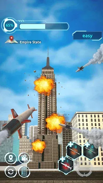 City Demolish: Rocket Smash! (Сити Демолиш)  [МОД Бесконечные монеты] Screenshot 1