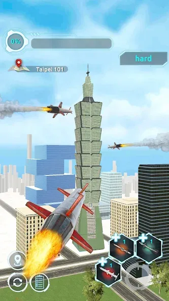 City Demolish: Rocket Smash! (Сити Демолиш)  [МОД Бесконечные монеты] Screenshot 2