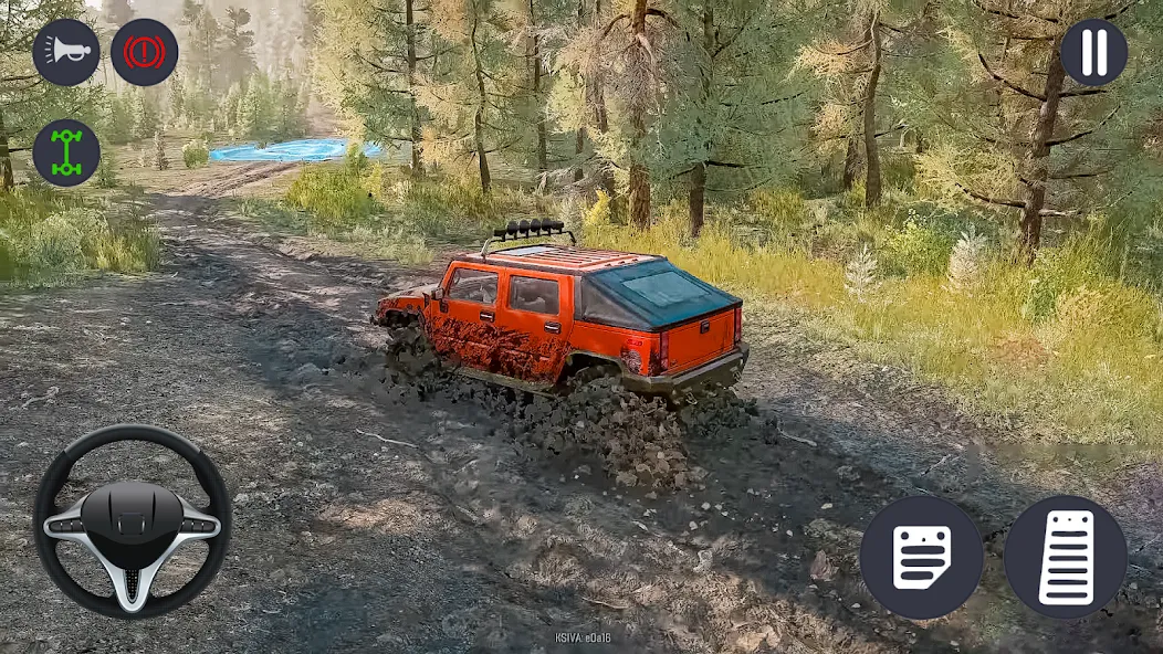 4x4 Jeep Offroad Car Driving (Джип Оффроуд Автомобиль Вождения)  [МОД Много денег] Screenshot 4