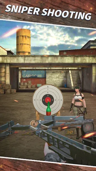 Sniper Shooting : 3D Gun Game  [МОД Меню] Screenshot 2