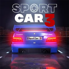 Скачать взломанную Sport car 3 : Taxi & Police - (Спорткар 3)  [МОД Много монет] - последняя версия apk на Андроид