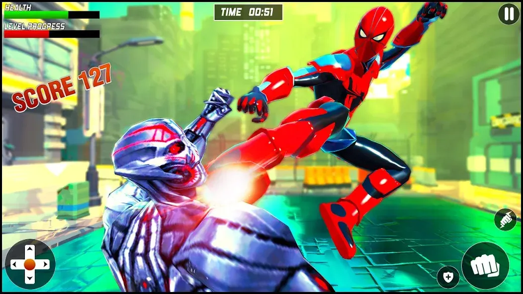 Strange Robot Spider hero Game  [МОД Menu] Screenshot 3