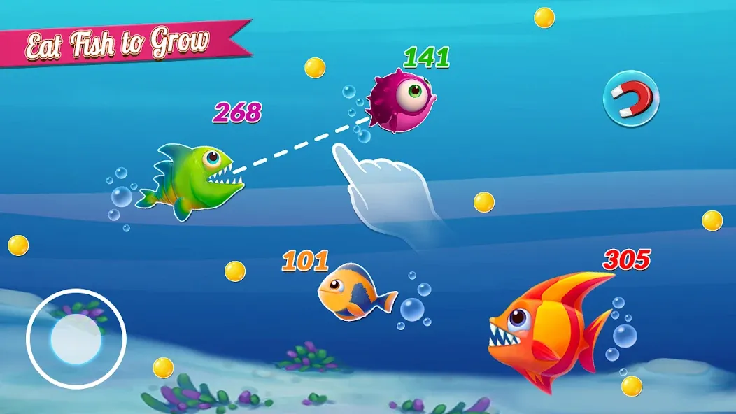 Fish.IO Fish Games Shark Games (Фиш Ай О Фиш Геймс Шарк Геймс)  [МОД Unlimited Money] Screenshot 5