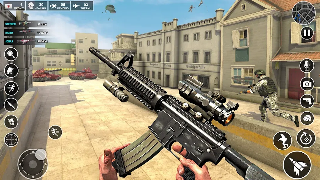 Anti Terrorist Shooting Game  [МОД Много монет] Screenshot 1