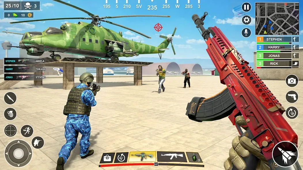 Anti Terrorist Shooting Game  [МОД Много монет] Screenshot 2