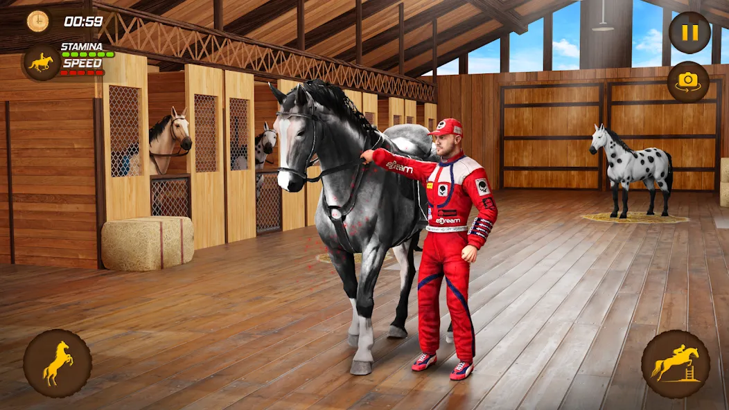 Horse Racing Game: Horse Games  [МОД Unlimited Money] Screenshot 1