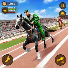 Взломанная Horse Racing Game: Horse Games  [МОД Unlimited Money] - последняя версия apk на Андроид