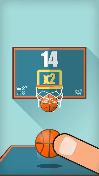 Basketball FRVR - Dunk Shoot (Баскетбол ФРВР)  [МОД Бесконечные деньги] Screenshot 5