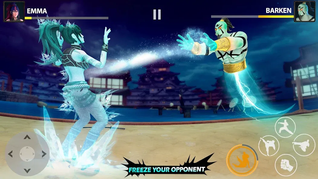 Ninja Clash: Karate Fighters (Ниндзя Мастер)  [МОД Бесконечные монеты] Screenshot 3