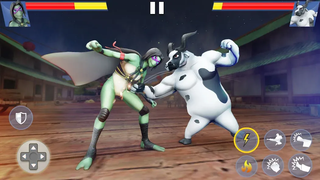 Kung Fu Animal: Fighting Games (Кунгфу животное)  [МОД Unlimited Money] Screenshot 3