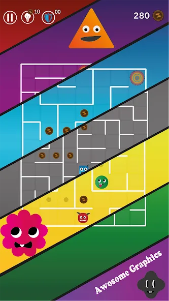 Maze Legend : A Cute Maze Game (Мейз Легенд)  [МОД Menu] Screenshot 2