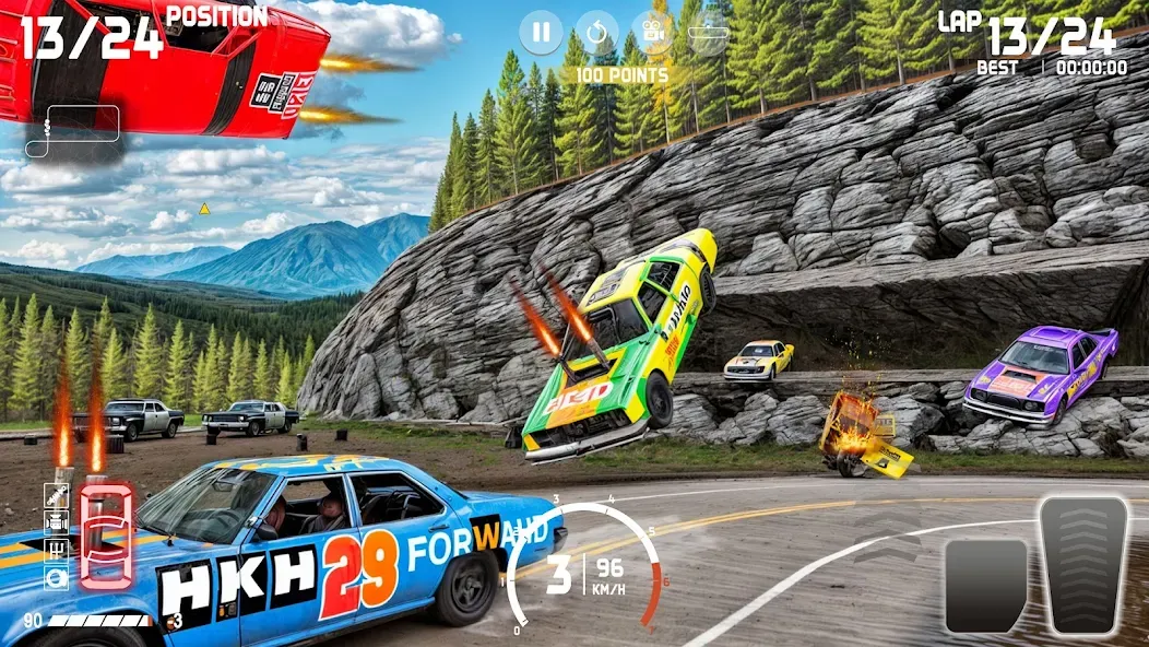 Demolition Derby: Car Games  [МОД Много денег] Screenshot 3