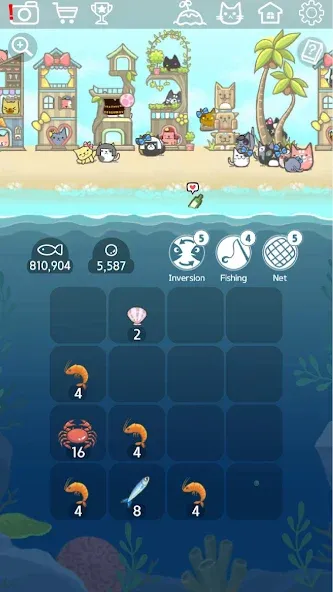 2048 Kitty Cat Island (Остров Кошачьеи Кошки)  [МОД Все открыто] Screenshot 2