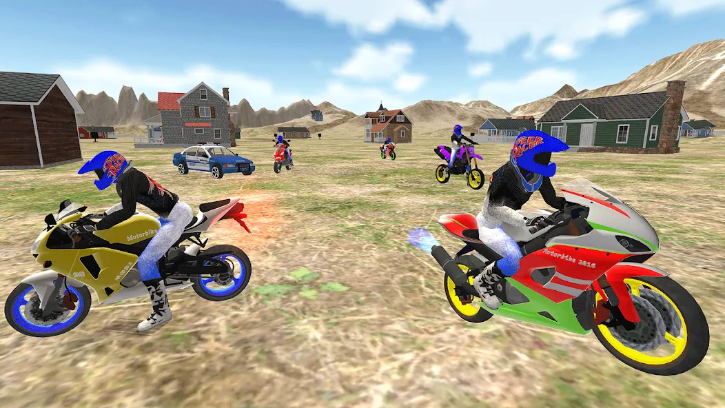 Real Moto Bike Racing Game  [МОД Бесконечные монеты] Screenshot 1