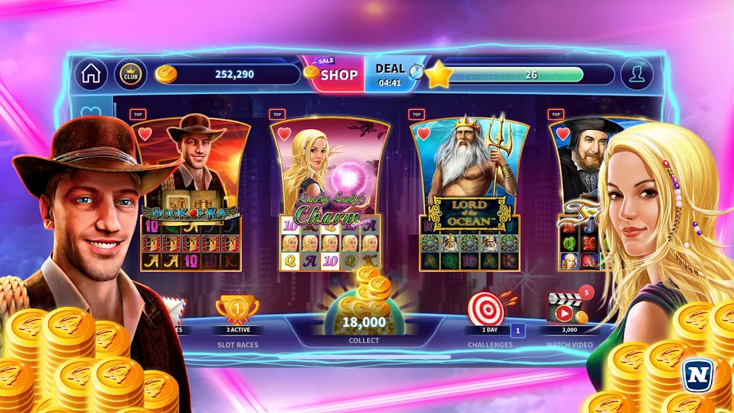 GameTwist Vegas Casino Slots (ГеймТвист)  [МОД Много монет] Screenshot 1