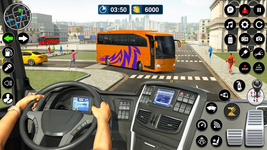 Bus Simulator Game: Coach Game  [МОД Много монет] Screenshot 5