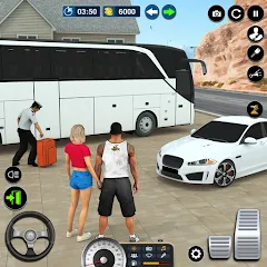 Скачать взломанную Bus Simulator Game: Coach Game  [МОД Много монет] - полная версия apk на Андроид