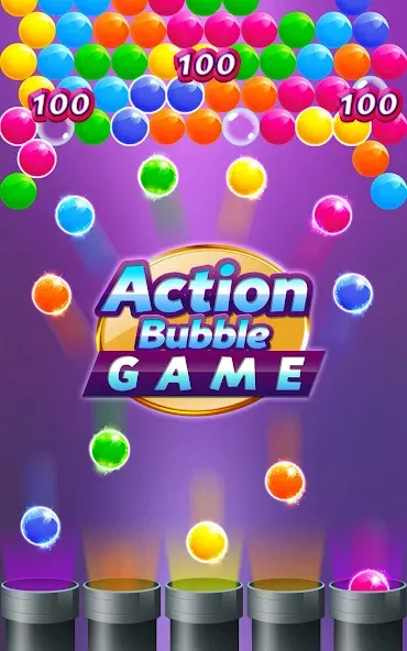 Action Bubble Game (Экшн Бабл Игра)  [МОД Бесконечные монеты] Screenshot 5