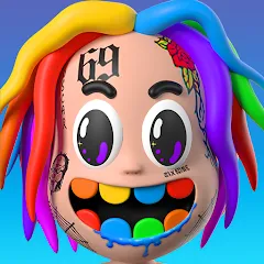 Взломанная 6ix9ine Runner (икс9айн Раннер)  [МОД Бесконечные деньги] - полная версия apk на Андроид