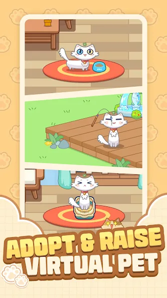 Cat Time - Cat Game, Match 3 (Кэт Тайм)  [МОД Все открыто] Screenshot 1