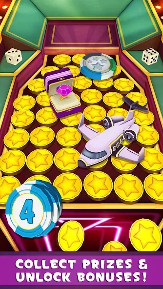 Coin Dozer: Casino (Коин Дозер)  [МОД Бесконечные деньги] Screenshot 2