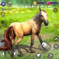 Взлом Virtual Wild Horse Family Sim (Виртуальное семейство диких лошадей)  [МОД Unlocked] - полная версия apk на Андроид