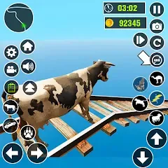 Скачать взлом Epic Cow Ramp Rush Run Game  [МОД Меню] - стабильная версия apk на Андроид