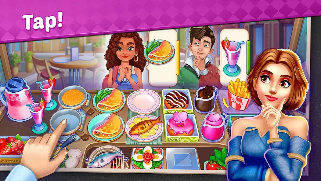 My Cafe Shop : Cooking Games (Мой Кафе Шоп)  [МОД Много денег] Screenshot 1