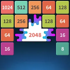 Скачать взлом 1M - Merge Number Block Puzzle  [МОД Бесконечные монеты] - последняя версия apk на Андроид