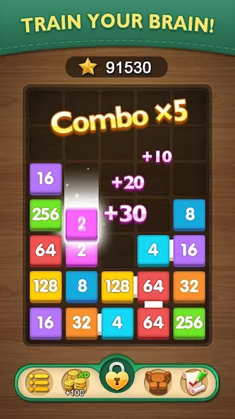 Merge Puzzle - Number Games (Мердж Пазл)  [МОД Mega Pack] Screenshot 3