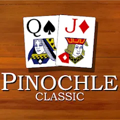 Скачать взломанную Pinochle Classic (Пиночл Классик)  [МОД Mega Pack] - полная версия apk на Андроид