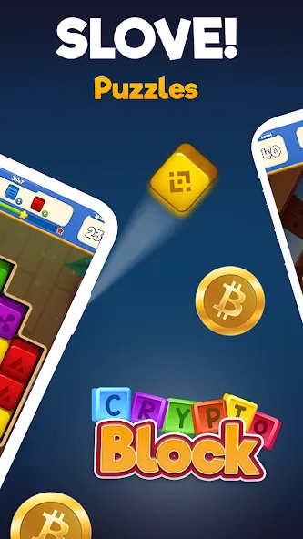 Crypto Blocks Puzzle Challenge  [МОД Много денег] Screenshot 2