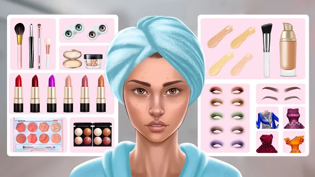 DIY Makeup: Beauty Makeup Game  [МОД Mega Pack] Screenshot 4