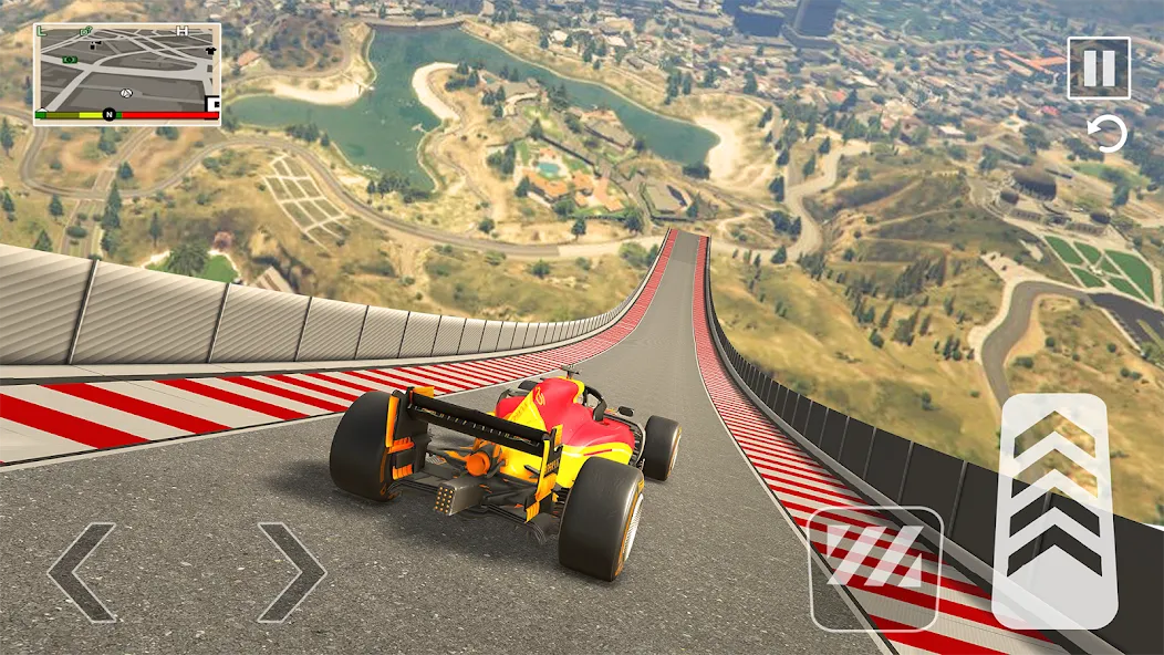 Formula Car Stunt - Car Games (Формула автомобиль трюк)  [МОД Бесконечные деньги] Screenshot 3