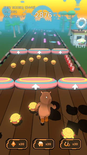 Hippo Dash (Хиппо Дэш)  [МОД Unlimited Money] Screenshot 1