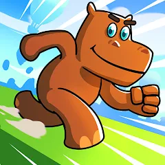 Взломанная Hippo Dash (Хиппо Дэш)  [МОД Unlimited Money] - последняя версия apk на Андроид