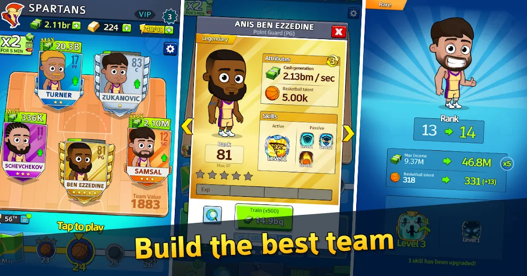 Idle Five Basketball tycoon (Айдл Файв Баскетбольный тайкун)  [МОД Menu] Screenshot 2